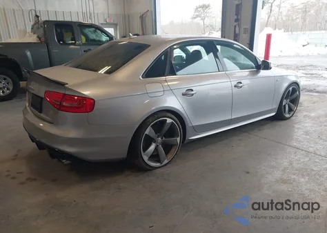 2015 Audi S4 3.0T Premium Plus from USA, damaged, VIN WAUKGAFL4FA044742